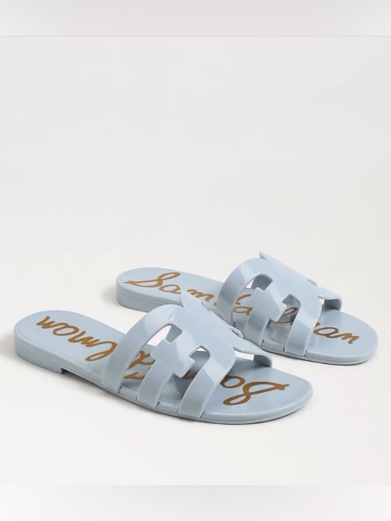 Sam Edelman Shoes - Sam Edelman Women’s Bay Jelly Slide Sandals Cape Blue Size-9 NIB